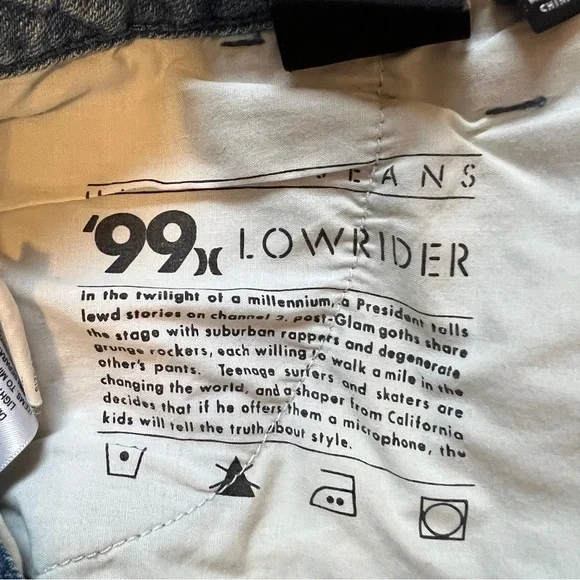 Hurley ’99 Low Rider Low Rise Jean Shorts Junior 7 Y2K - Picture 4 of 8